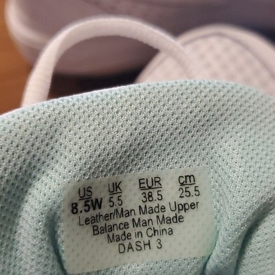 Ryka Dash 3 Women's Athletic Sneakers White Light Blue Leather Mesh Walking