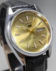 Rare vintage SEIKO 5 automatic day date movement number 6309A japan made men's w