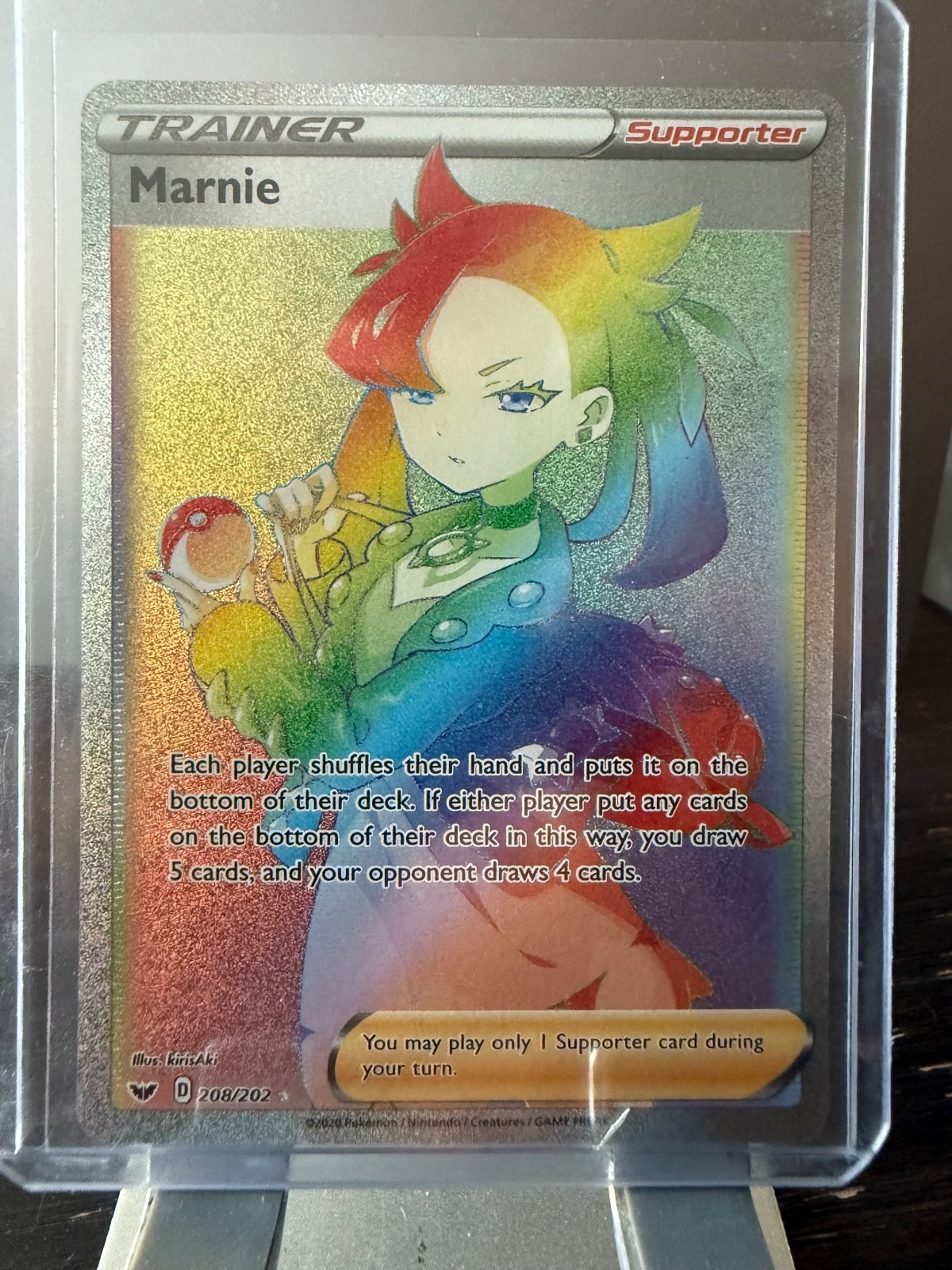 Marnie (Secret) 208/202 Swsh01: Sword & Shield Holo