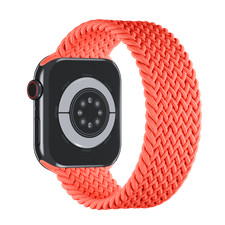 ELECTRIC ORANGE - APPLE WATCH BRAIDED SOLO LOOP BAND 44MM, SIZE 10