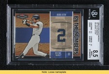 2004 Fleer Patchworks By the Numbers Derek Jeter #2BN BGS 8.5 HOF READ 0q3