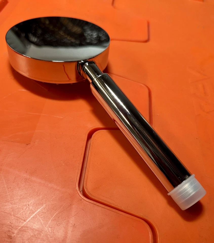 HammerHead Showers® 实心金属手持淋浴喷头 - 铬 - 2.5 GPM 高 P — 第 4/4 张图片