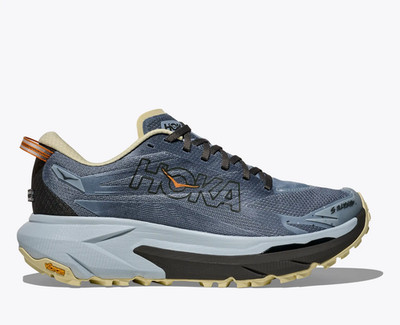 Original Hoka Mafate Speed 5 Trailschuhe  ( Herren UK 7,5 EUR 41,5 ) Washed Blue