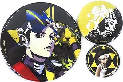 Shin Megami Tensei II 3-Dosen Abzeichen Set SMT 30th Festival F Preis 8cm