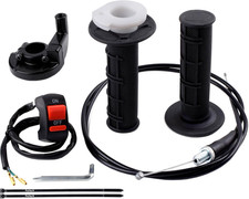 7/8" Twist Throttle Accelerator Handle Grips for Pit Bike Mini Bike Throttle Ass