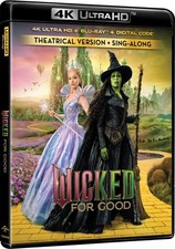 Wicked: For Good - Theatrical Version - Sing-Along (4K, Blu-ray, 2026, Digital)