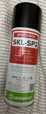 Revealer Lösemittelbasiertes MAGNAFLUX Spotcheck SKL-SP2 rotes Eindringmittel