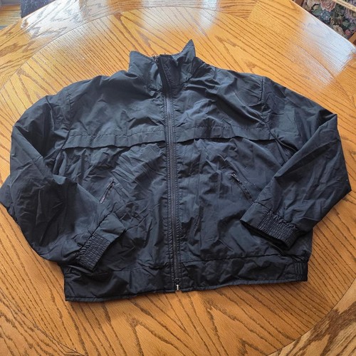 Spiewak, Vintage 90s Hidden Agenda I Spiewak Windbreaker Jacket Mens XL Black Made USA