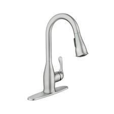 Moen Kaden Kitchen Faucet Spot Resist Stainless One-Handle Pulldown 87966SRS