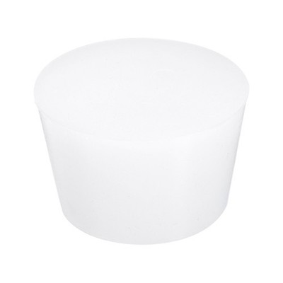 1 Pcs White Silicone Solid Rubber Stoppers Tapered Lab Plugs, 51mm to 62mm Dia