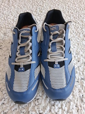 Apex V551MX15 Men's Size 15 X Wide White/Blue Runner Shoes Sneakers New In Box