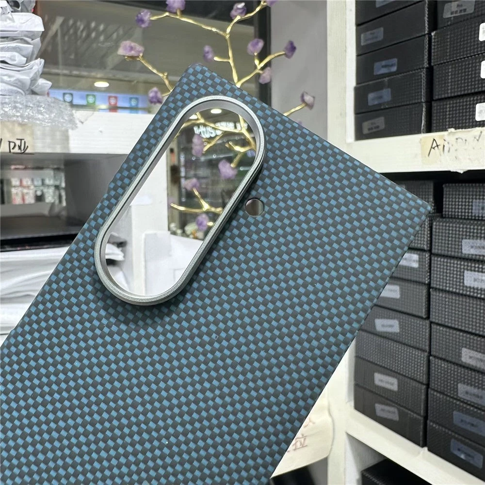 Genuine Real Aramid Carbon Fiber Case For Samsung Z Fold7 Shockproof Armor Cover - Picture 9 of 9