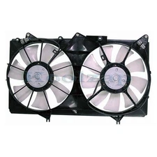 For 02 03 04 05 06 Camry 3.0L Dual Radiator A/C Condenser Cooling Fan Motor Assy