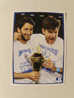 1.FC Magdeburg 1 glitter No. 152 pieces Edeka collectible sticker/decal 152