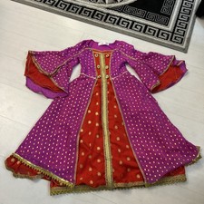 Disney Store Deluxe Jasmine Live Action Wedding Dress Age 7-8 Girls Aladdin