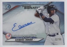 2020 Bowman Chrome Prime Signatures 32/50 Ezequiel Duran #PCS-ED Auto 0n5b