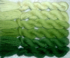 Paternayan Wool 3ply Persian Yarn Needlepoint Crewel 690 Loden Green Family