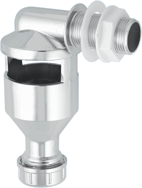 McAlpine One Piece Side Inlet Tun Dish 0.75"" Inlet x 19/23mm Universal Outlet
