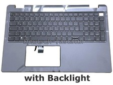 Backlit German Keyboard for Dell Latitude 3540 3550 2021 Serie with Palmrest