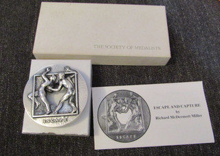 SOCIETY OF MEDALISTS 112TH ISSUE ESCAPE AND CAPTURE RICHARD MCDERMOTT MILLER