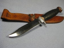 Nice Vintage Schrade-Walden NY. H-15 Hunting Knife with Sheath