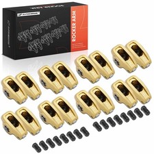 16pcs Aluminum Engine Roller Rocker Arms Kit For Sbc 350 1.6 Ratio