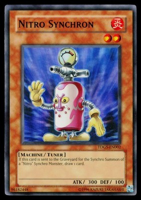 Nitro Synchron - TDGS-EN002 LP Super Rare The Duelist Genesis Yu-Gi-Oh
