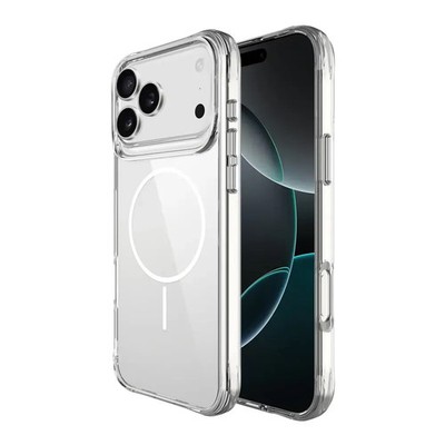 Für iPhone 15 / 16 / 17 Clear Magsafe Charging PC TPU Case Hülle