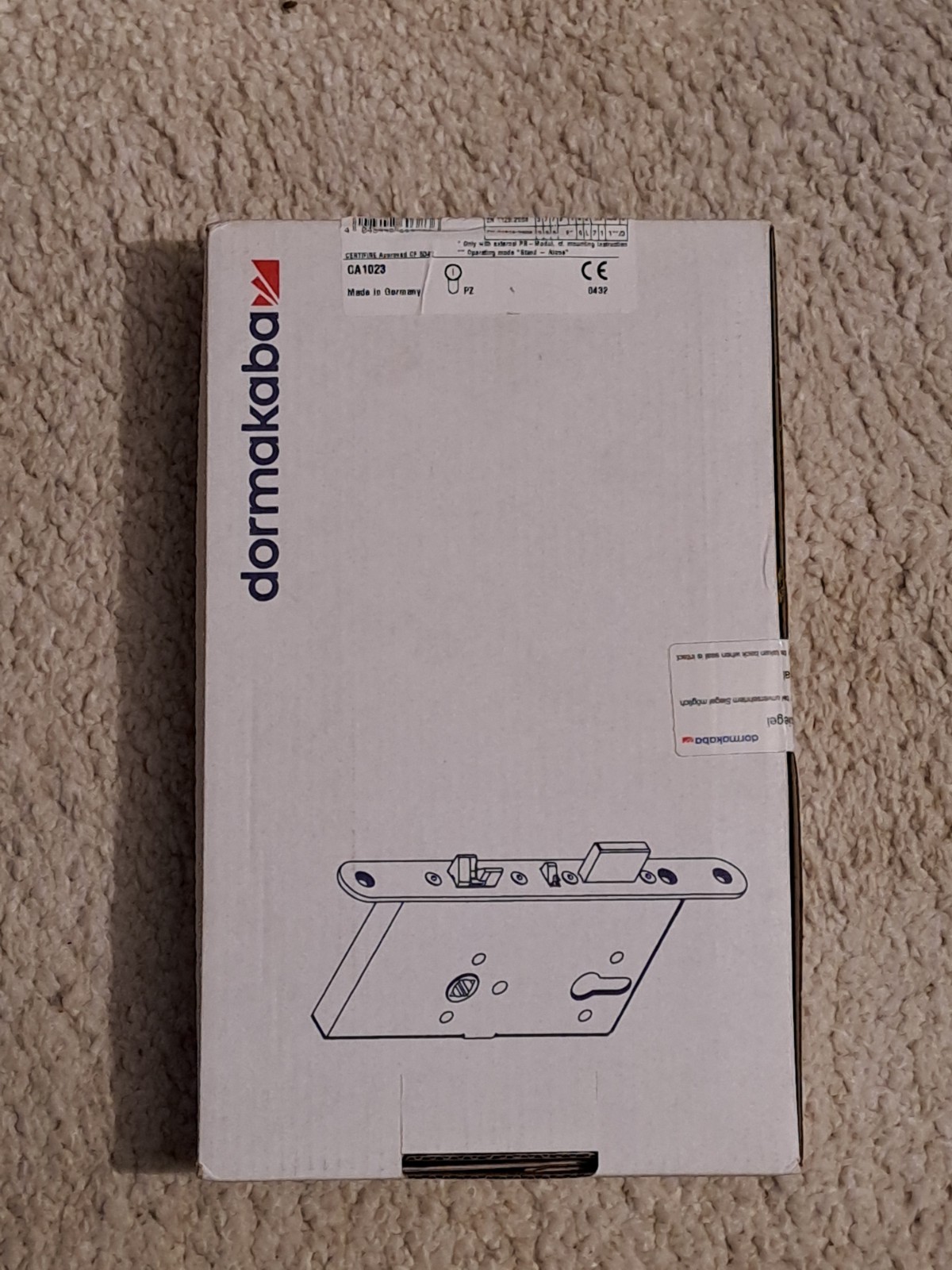 Cerradura motor Dorma SVP 2277 / 2278 24V DCW 72 / 65 original precintada a estrenar