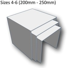 Square Nesting Plinth Retail Riser Counter Exhibition Display Stand Shelves