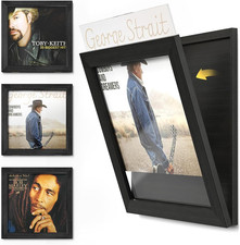 Vinyl Record Frame with Front Cover for Album Cover Display and Vinyl Frame