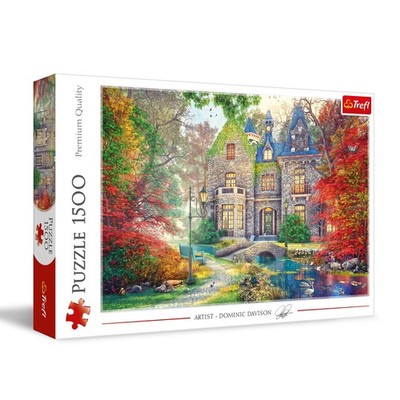 Herbstliches Herrenhaus  Puzzle 1500 Elemente  DIYSpiel, Kreative Unterhaltu...