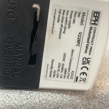EPH 28mm Or 22mm Motorized Valve V228PC Normally Closed 2 Port Bargain Plumbers