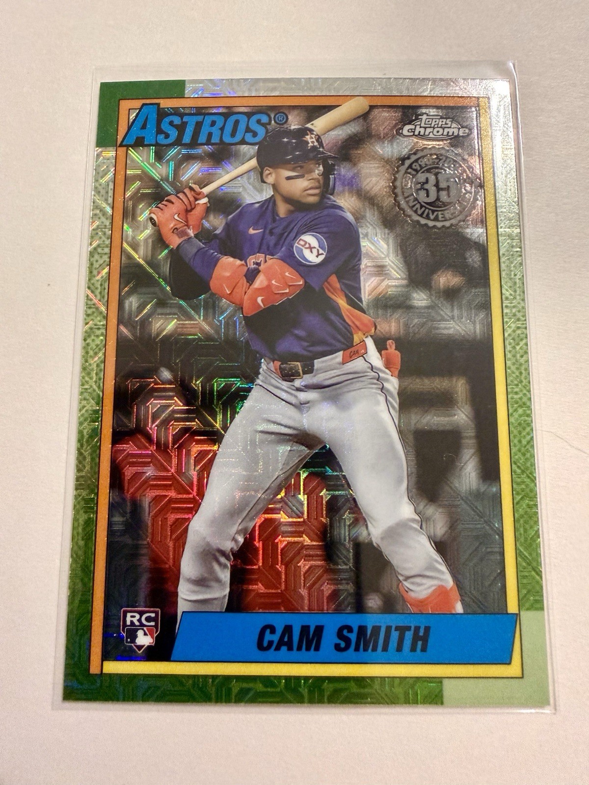 2025 Topps Update Series 1990 Topps Chrome Silver Pack Cam Smith #U90C-96 (RC)