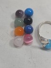 Vintage Disney Sterling Ring W/ Interchangeable Stones — photo 5