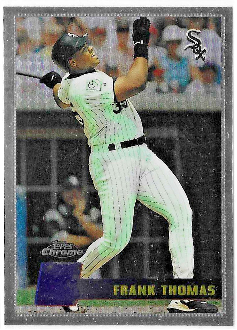 1996 Topps Chrome Frank Thomas #29 HOF