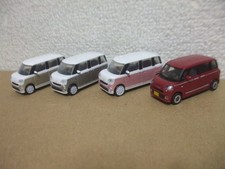 Daihatsu Moe Canbus CANBUS 1/64 4-piece set Gray Pink Beige Red Gacha STASTO