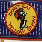 Vintage "Don't Eat Yellow Snow" & "Official Hamm's Snowmobile Patrol" Patches — photo 6