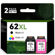 62 XL XXL Ink Cartridges For HP Ink 62XL Envy 7640 5540 5640 5660 5740 Printer