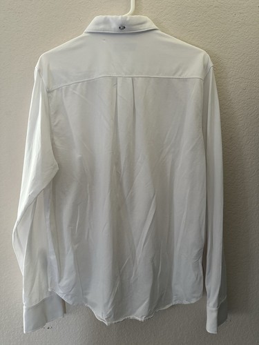 Men’s Tommy Bahama San Lucio Stretch White Button Up Long Sleeve Shirt Medium - Bild 4 von 5