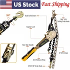 5/16" - 3/8"EZ Ratchet Chain Binder Grab Hook & 5400 lb WLL Load Binder Hauling