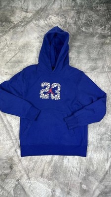 Jordan Hoodie Blau Gröse S Sehr Gut Zustand mit Kapuze