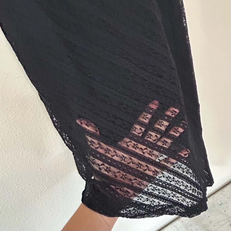 Alyn Paige Dobladillo Asimétrico Correas de Espagueti Transparente Capricho Años 90 Y2K Hada S Foto 4 de 4