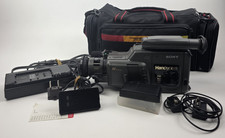 Sony Handycam CCD F34 Battery Charger Camcorder Carrying Case Parts Only Vtg