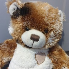 BUILD A BEAR Teddy Champ IV Brown Calico 2007 Plush Cozy Collectable Bear