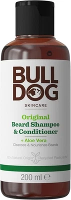 Bulldog Skincare Original Beard Shampoo & Conditioner For All Beard Types-200ml