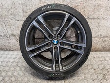 18" INCH ALLOY WHEEL WITH TYRE DAMAGED TYRE 8092352 BMW 1 SERIES F40 2019