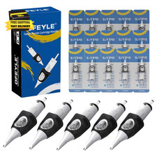 Tattoo Cartridge Needles 20Pcs White Disposable Tattoo Needle Cartridges RL RS R