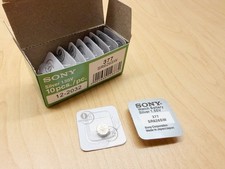 NEW Set of 10 x SONY 377 1.55V Silver Watch Batteries 12-2032 Exp SEALED SR626SW