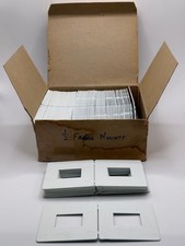 Camera Slide Frames 5cm x 5 cm Half Frame Mounts PLastic x90 (sets of 2 joined)